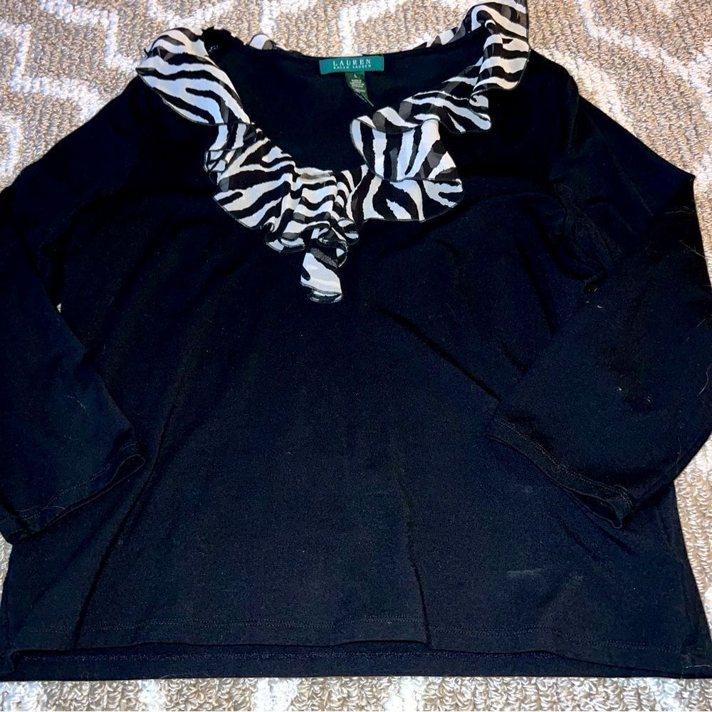 Ralph Lauren black shirt L